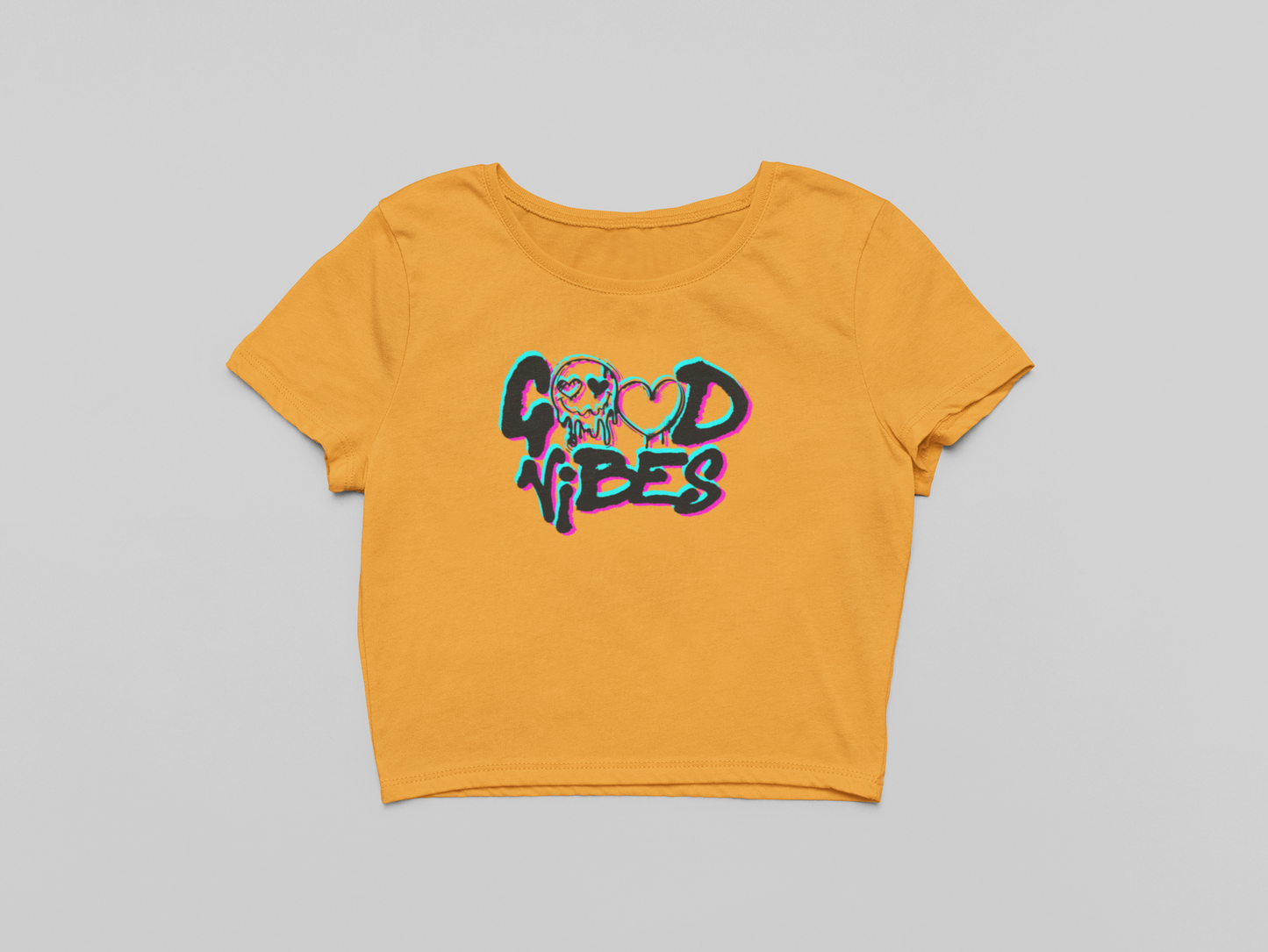 Good Vibes Crop T-shirt