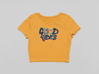 Good Vibes Crop T-shirt