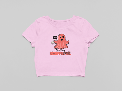 Ghost of Disapproval Crop T-shirt