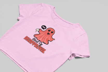 Ghost of Disapproval Crop T-shirt