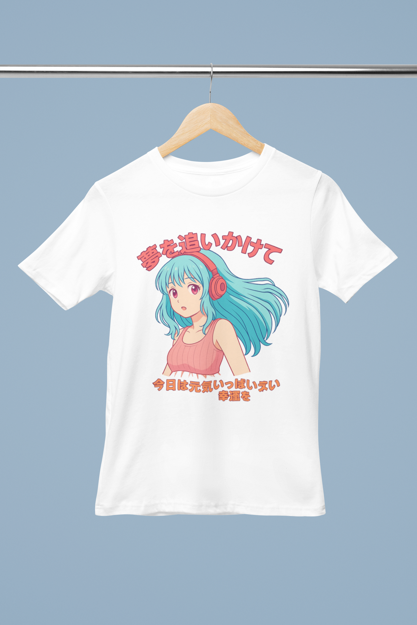 Chase your Dreams Anime Girl's T-shirt