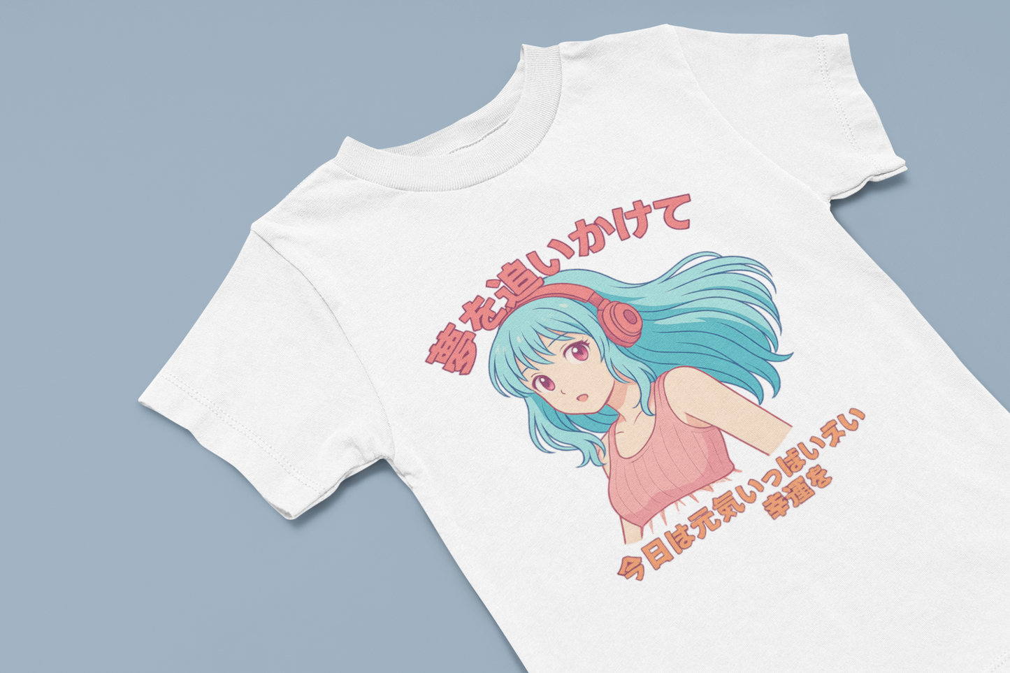 Chase your Dreams Anime Girl's T-shirt
