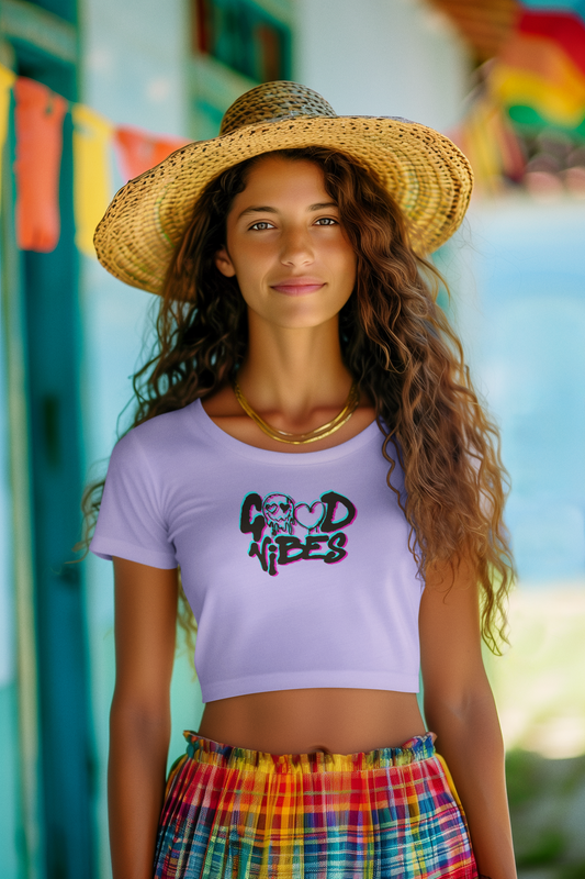 Good Vibes Crop T-shirt