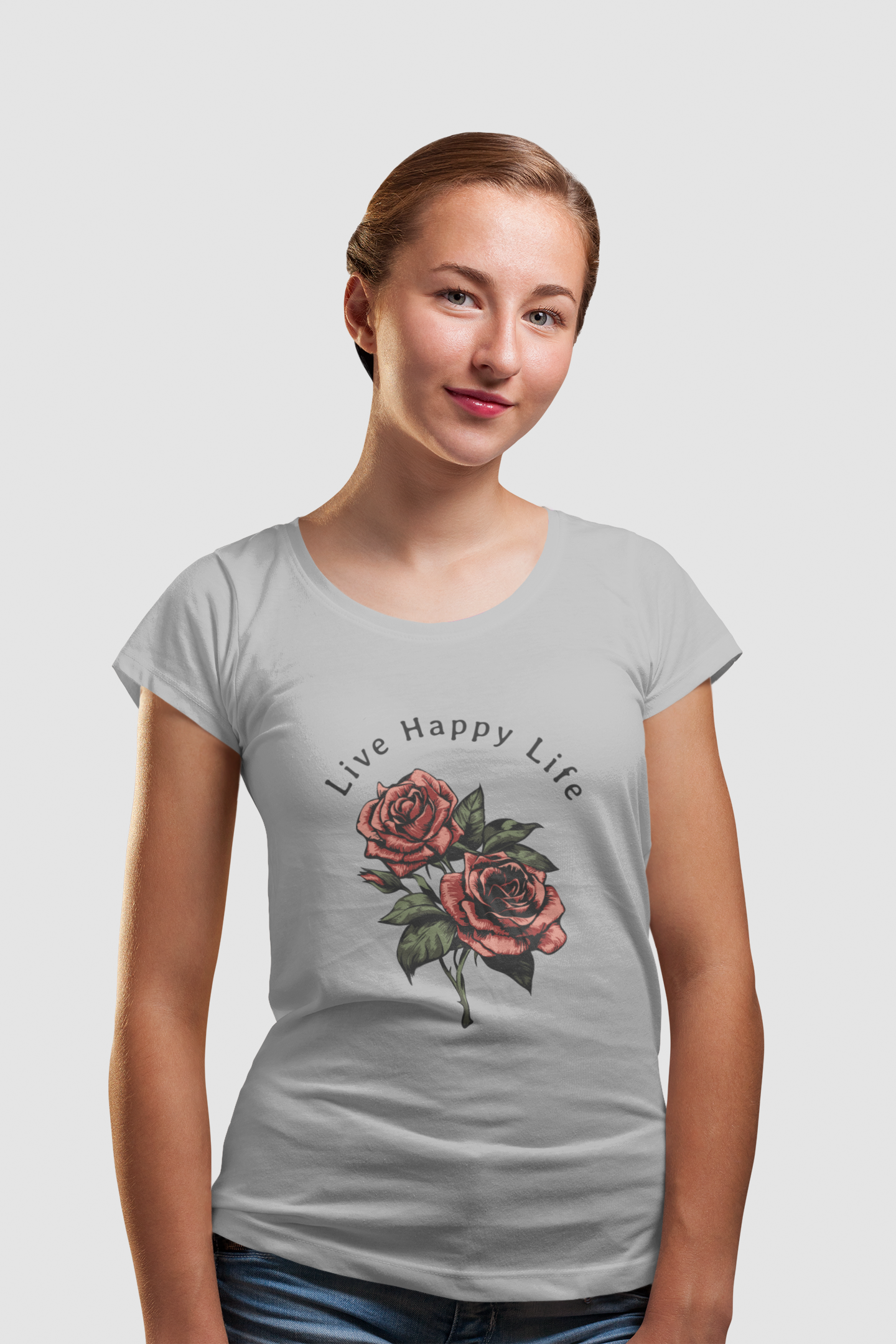 Live Happy Life Women T-shirt