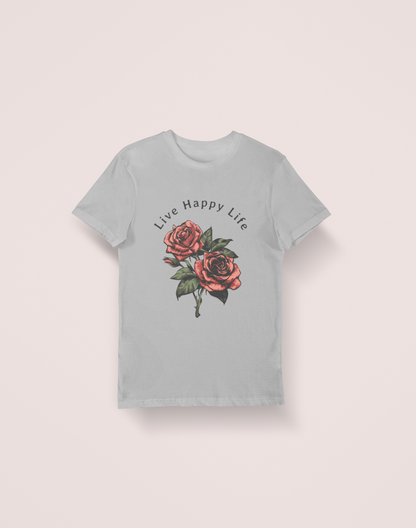 Live Happy Life Women T-shirt