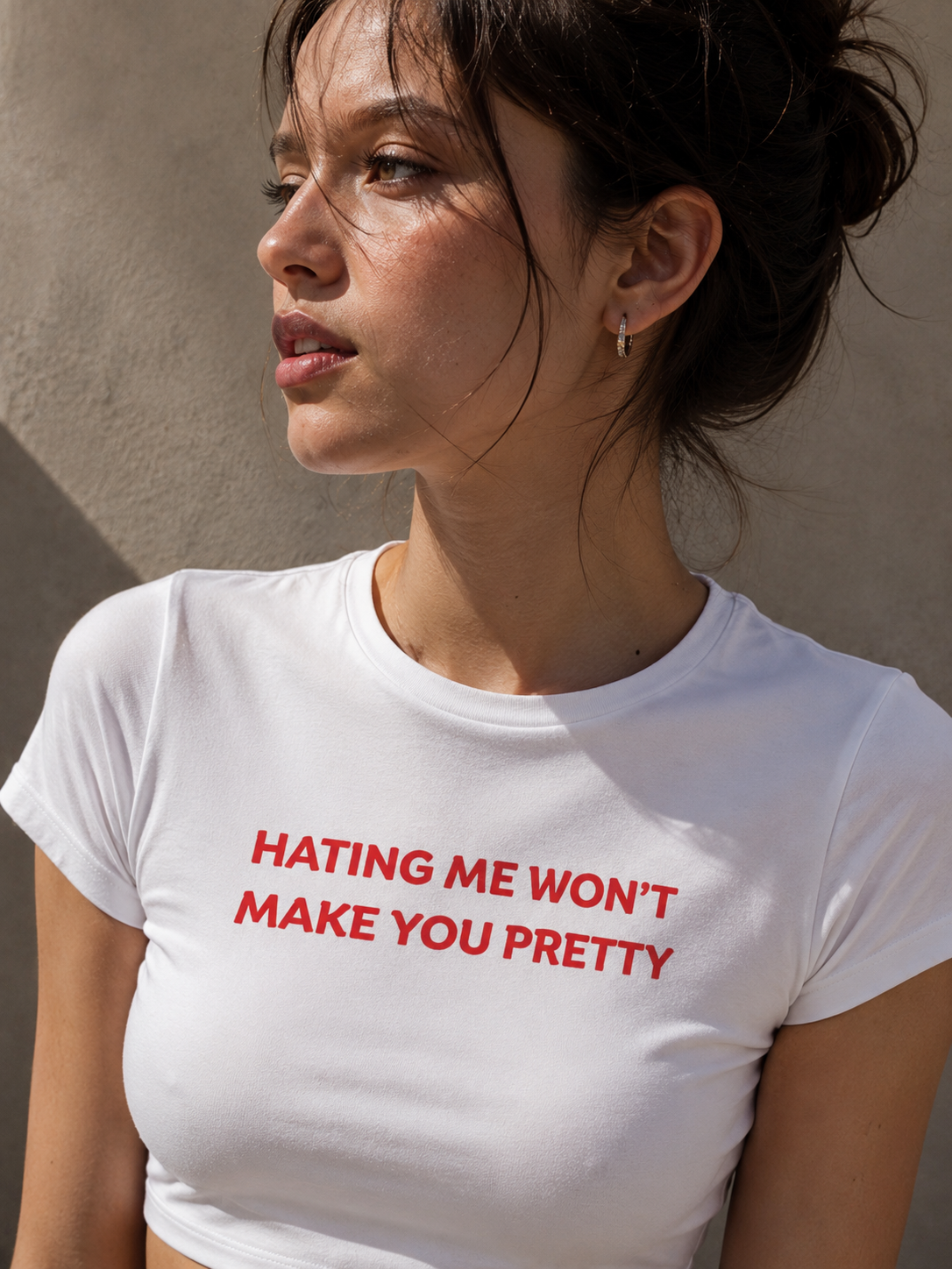 Hating me won't make you pretty Baby Tee