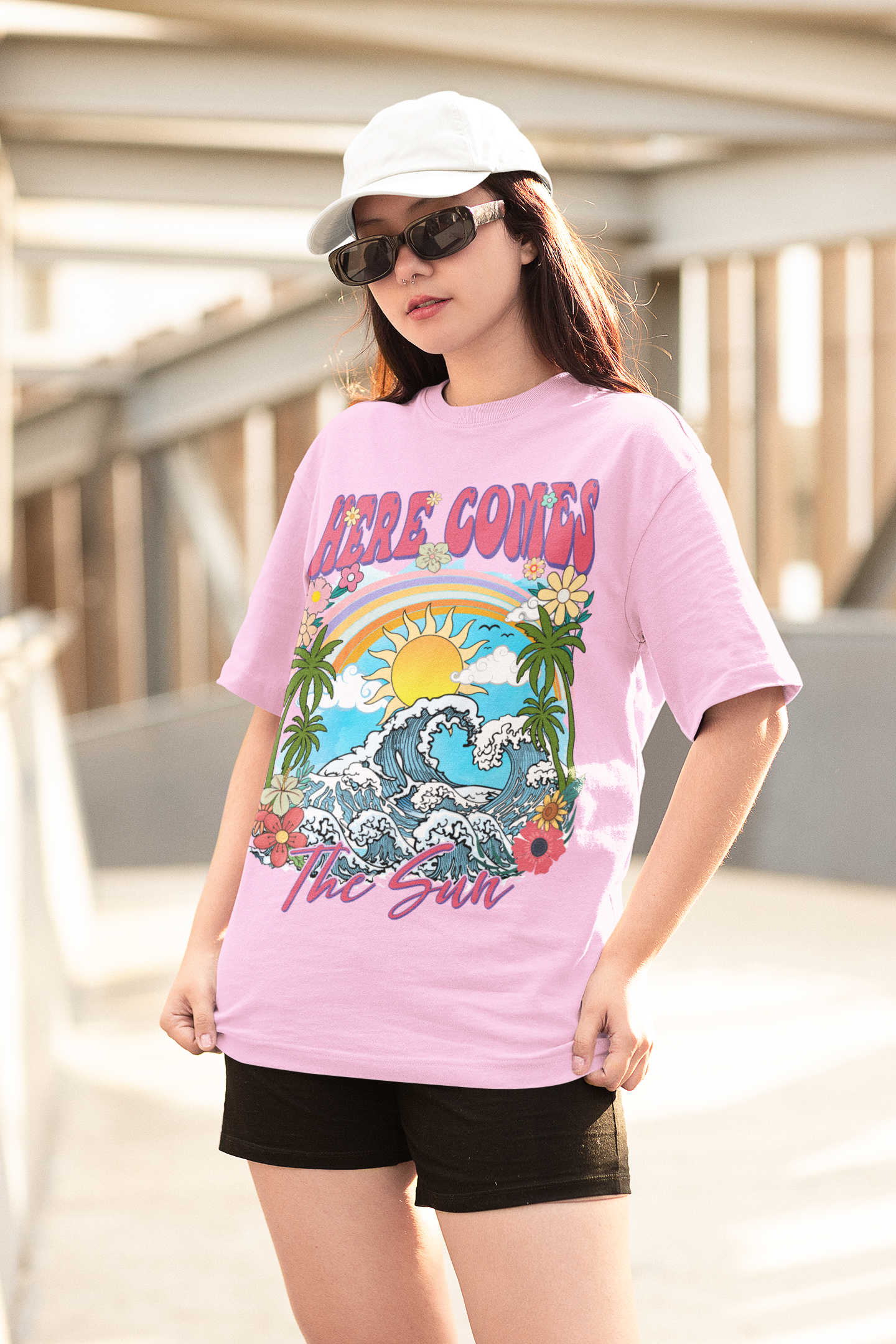 Here comes the Sun Oversized T-shirt