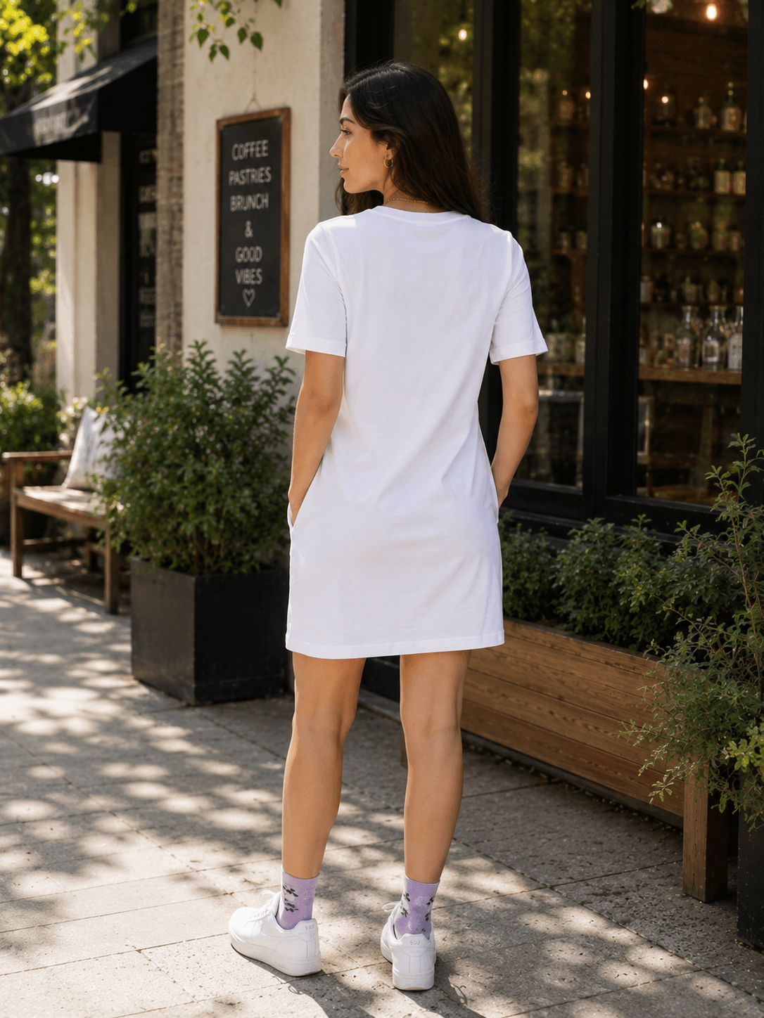 Cute Homebody T-Shirt Dress
