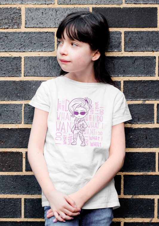 I do what I want Girl's T-shirt