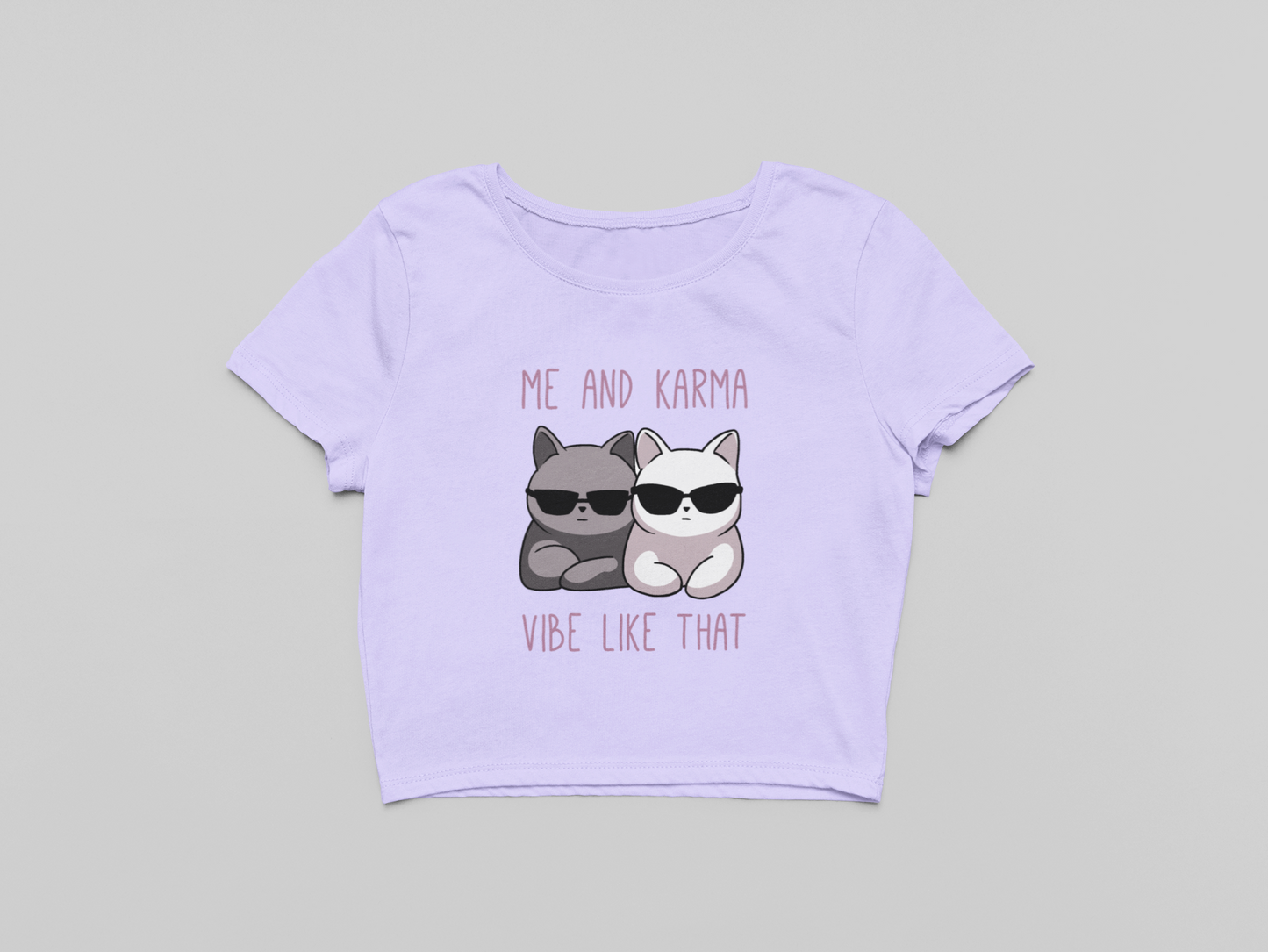 Me & Karma Crop T-shirt