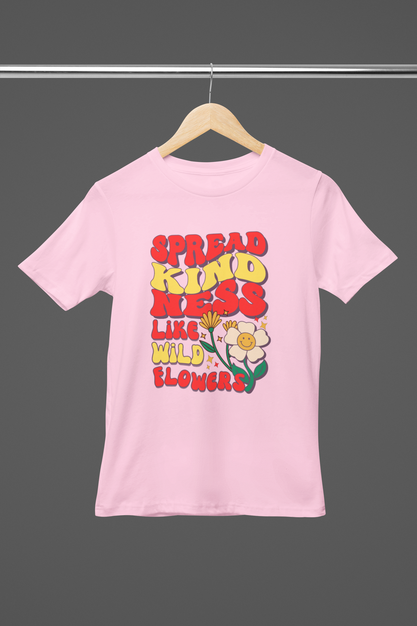Spread Kindness like Wildflowers Girl's T-shirt