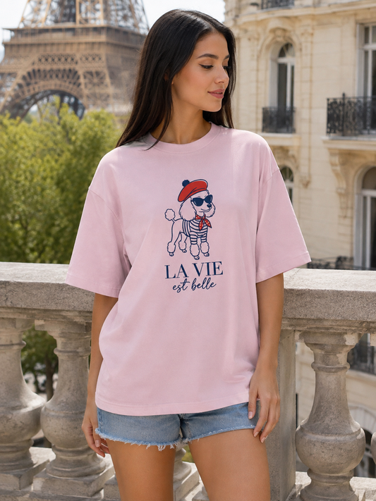 La Vie est Belle Oversized T-Shirt