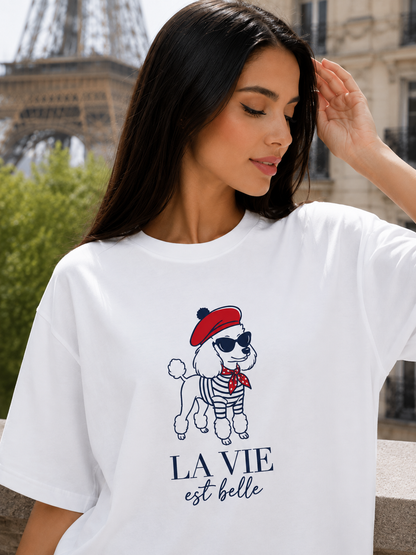 La Vie est Belle Oversized T-Shirt