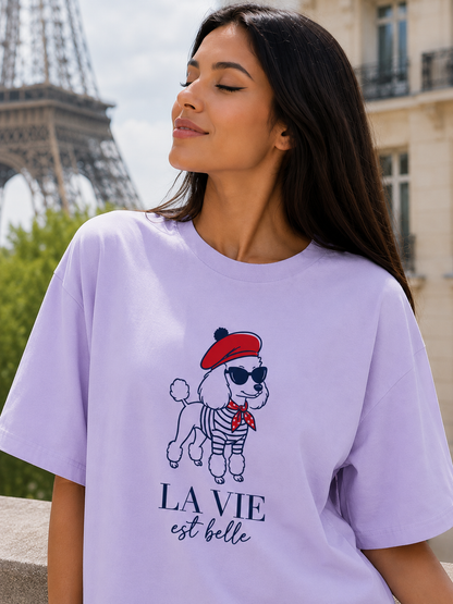 La Vie est Belle Oversized T-Shirt