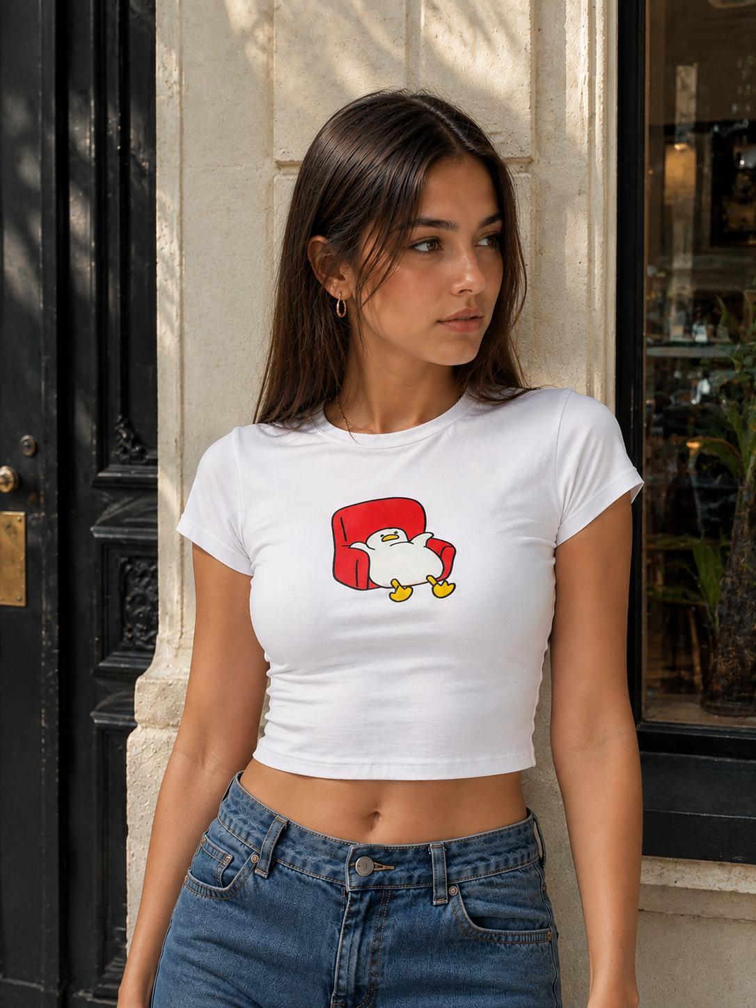 Lazy Duck Baby Tee