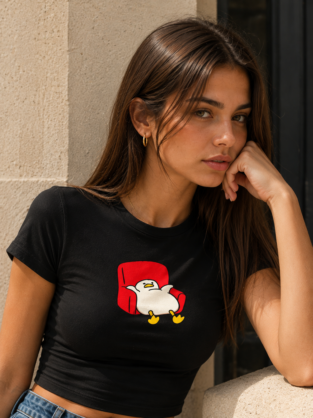 Lazy Duck Baby Tee