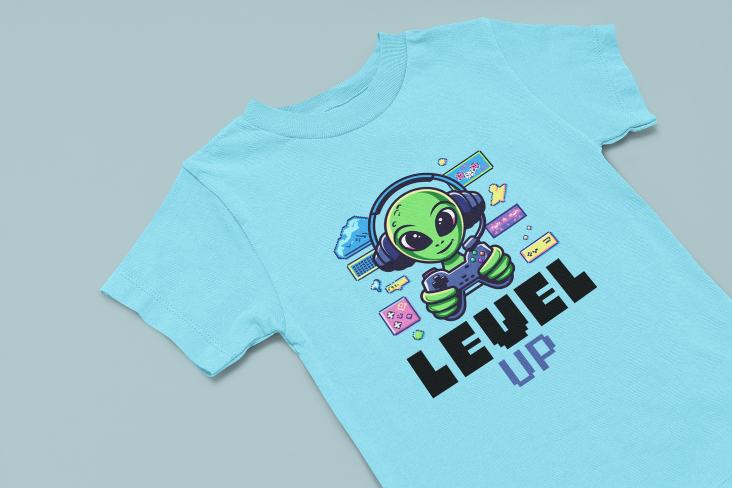 Level Up Game Boy's T-shirt