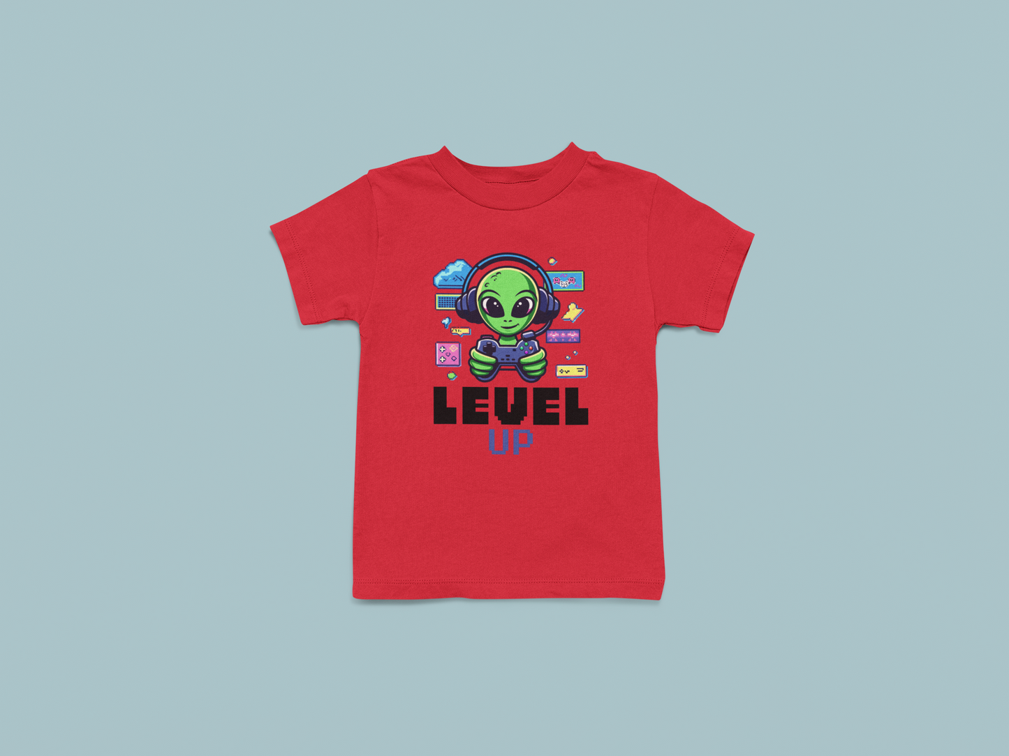 Level Up Game Boy's T-shirt