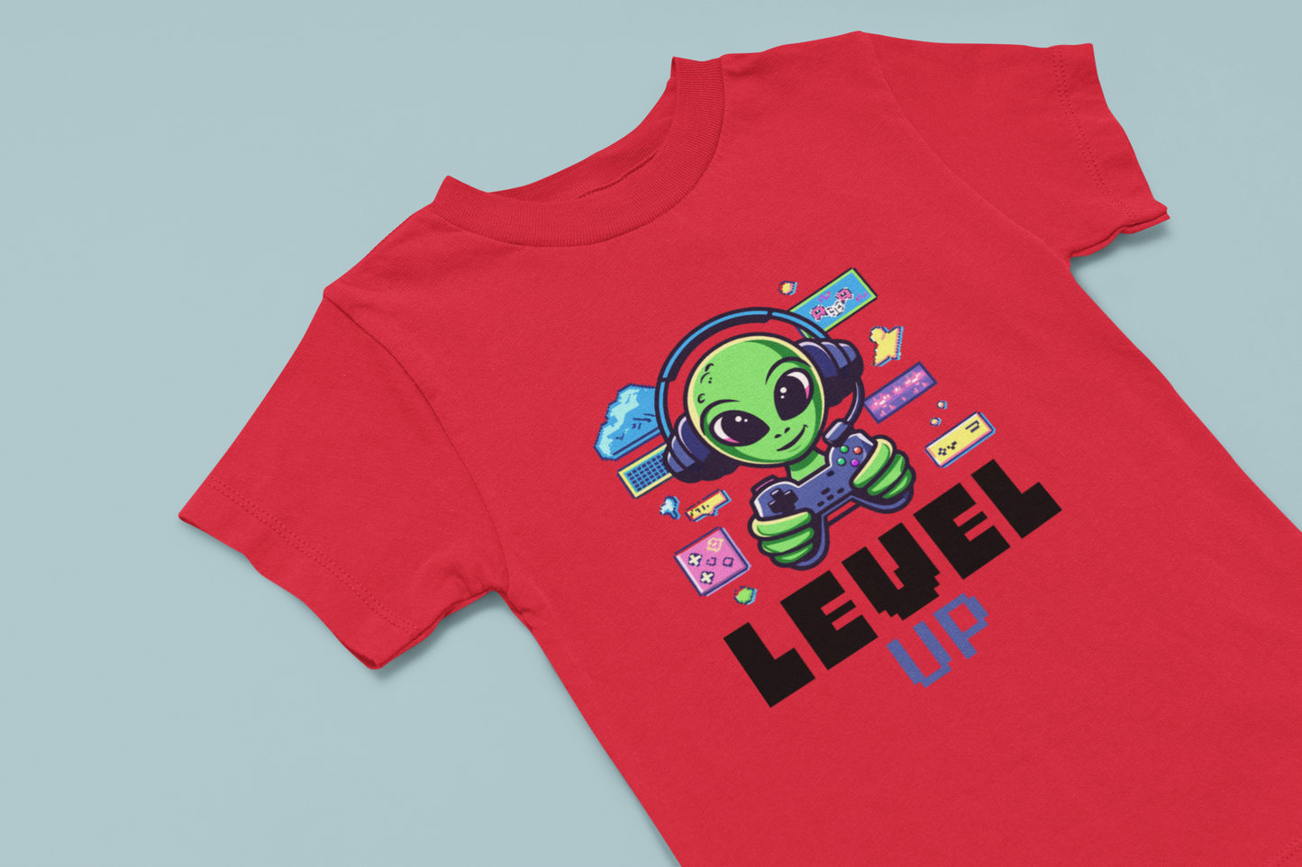 Level Up Game Boy's T-shirt