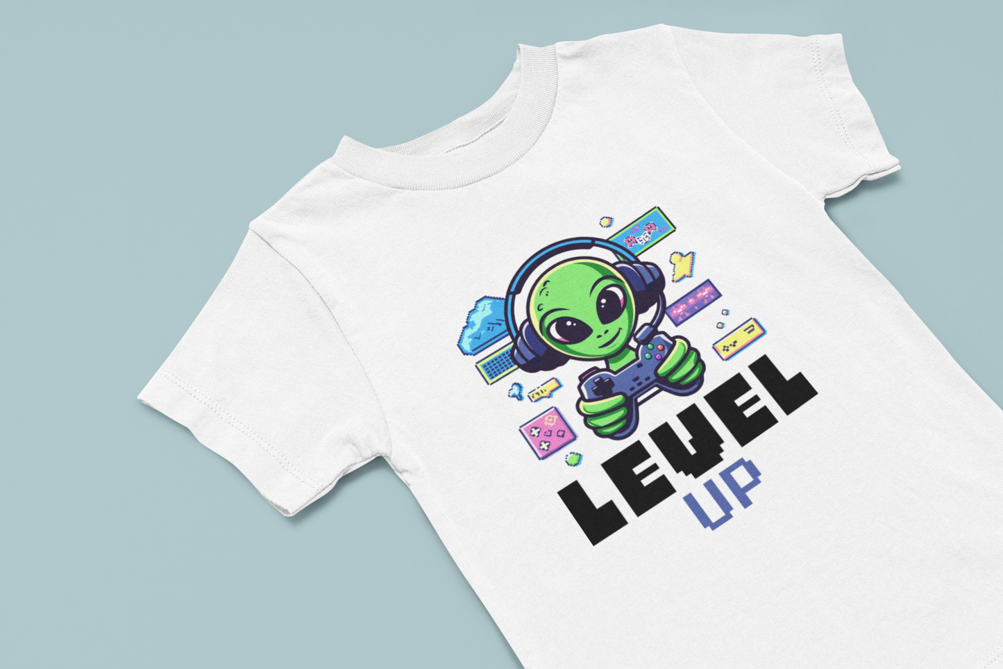Level Up Game Boy's T-shirt