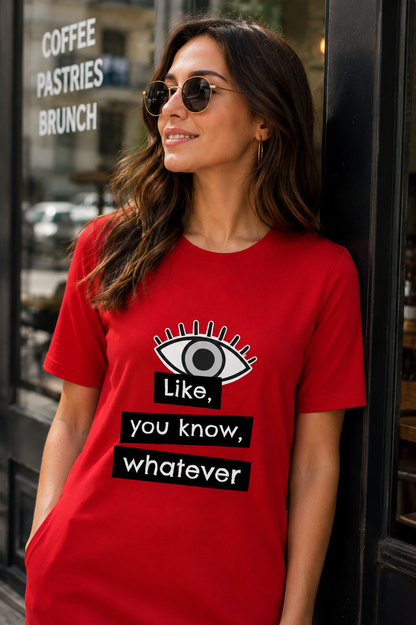 Like, You Know, Whatever T-Shirt Dress