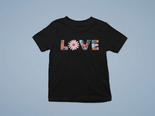 Floral Love Girl's T-shirt