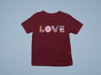 Floral Love Girl's T-shirt