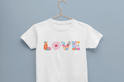 Floral Love Girl's T-shirt