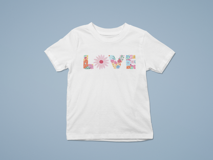 Floral Love Girl's T-shirt