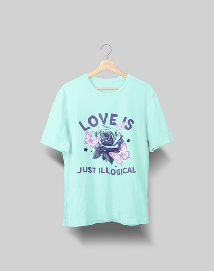 Love is just illogical Oversized T-shirt