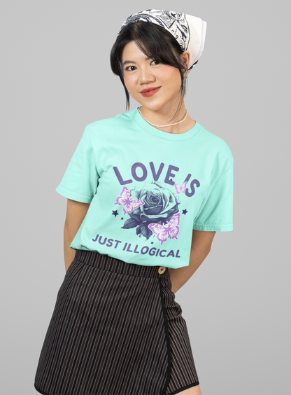 Love is just illogical Oversized T-shirt