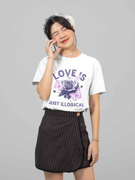 Love is just illogical Oversized T-shirt