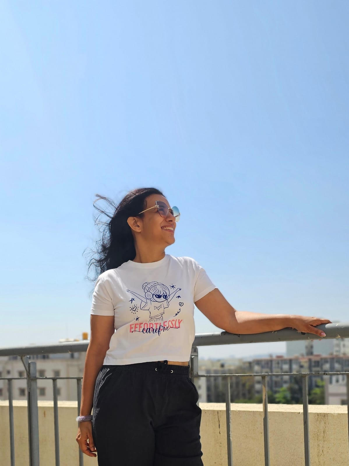 Effortlessly Carefree Crop T-shirt