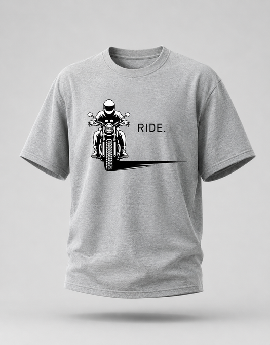 Motorcycle Rider Oversized T-Shirt