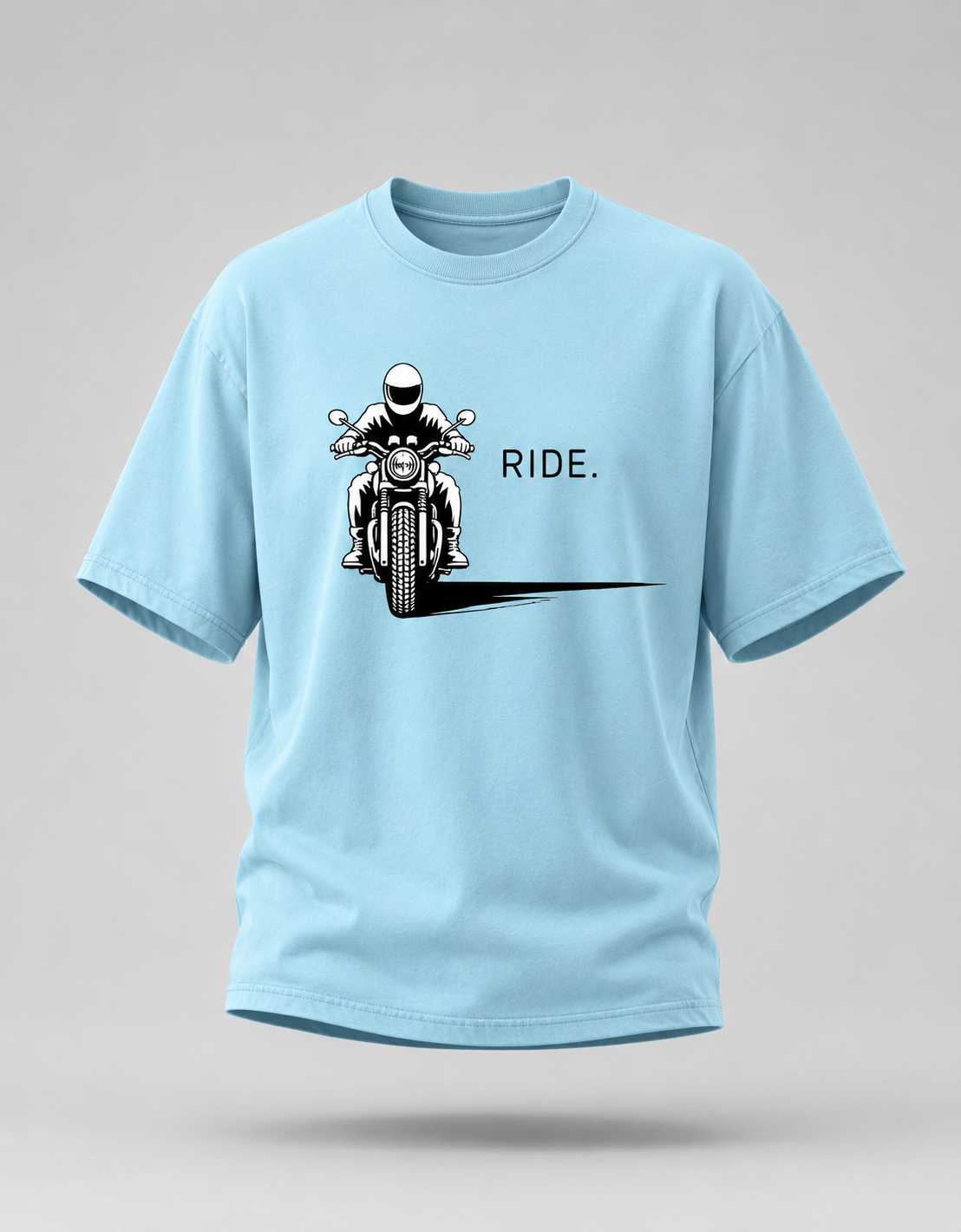 Motorcycle Rider Oversized T-Shirt