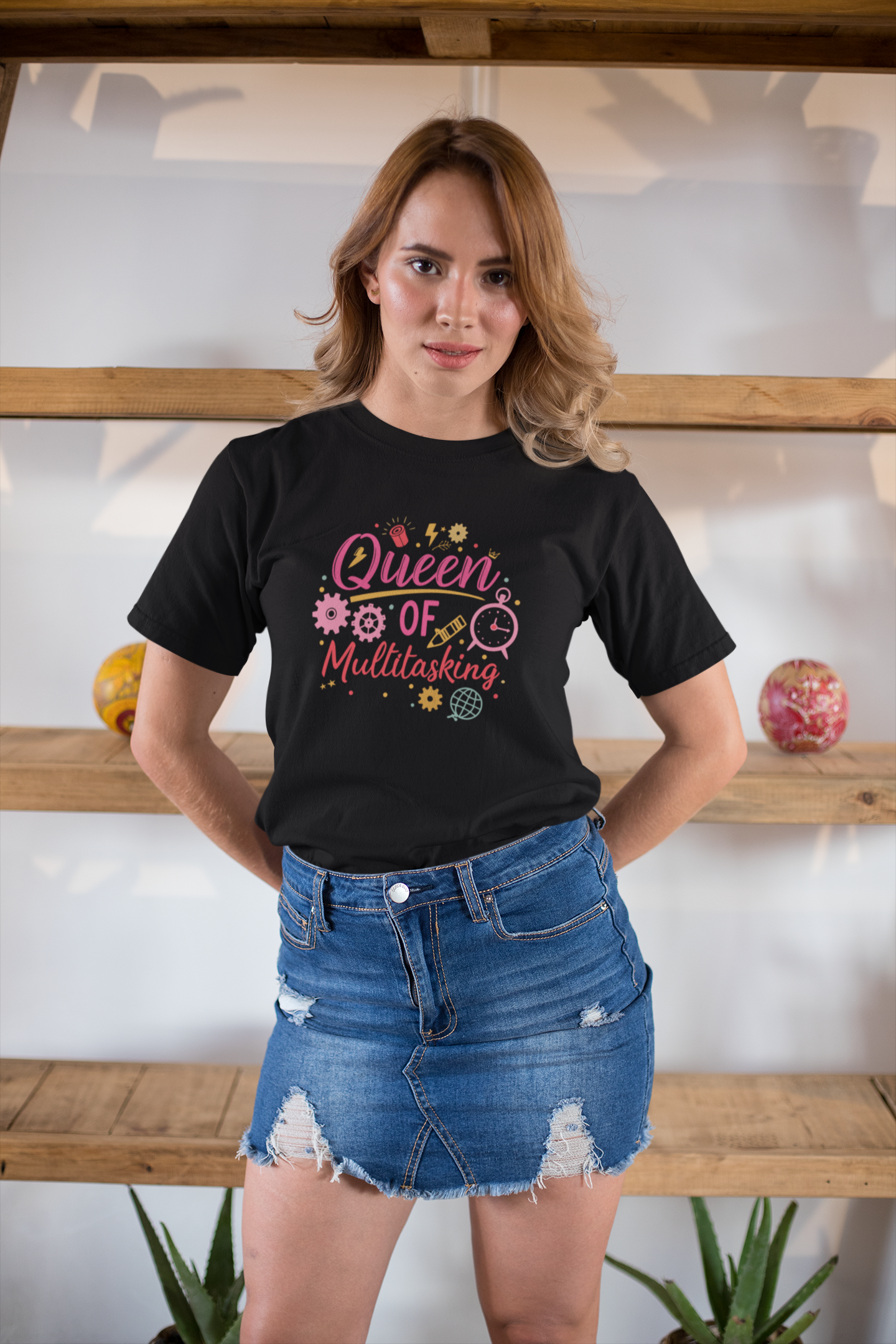 Queen of Multitasking Women's T-shirt