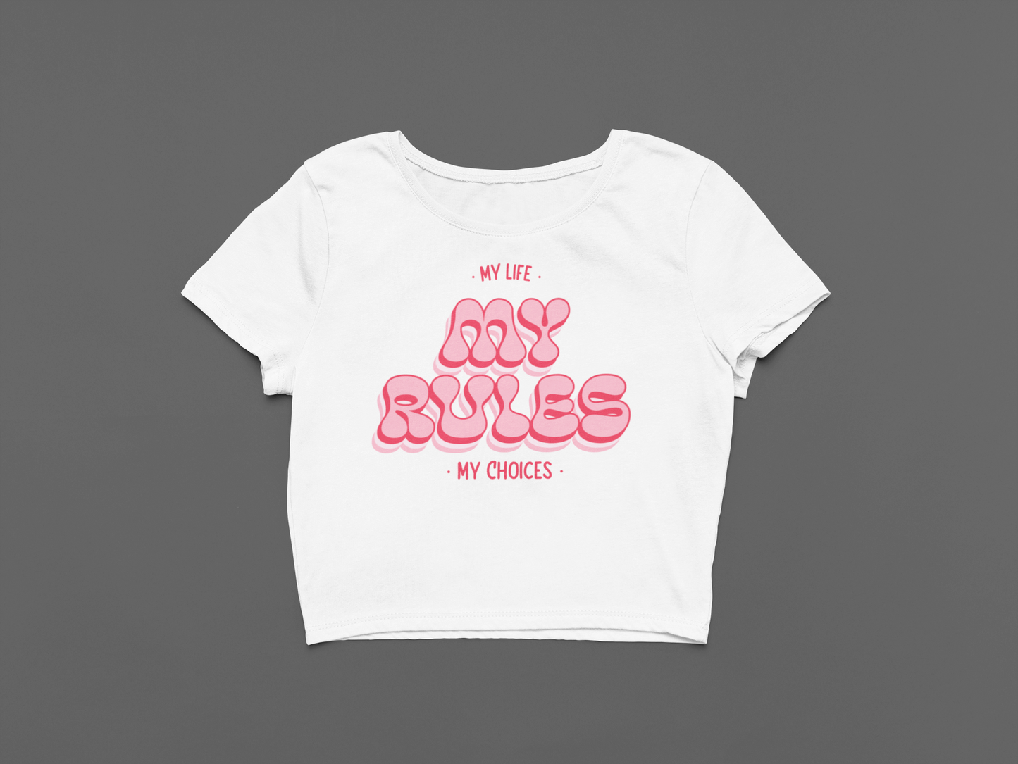 My Rules Crop T-shirt