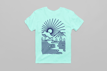 Azure Peaks Men's T-shirt