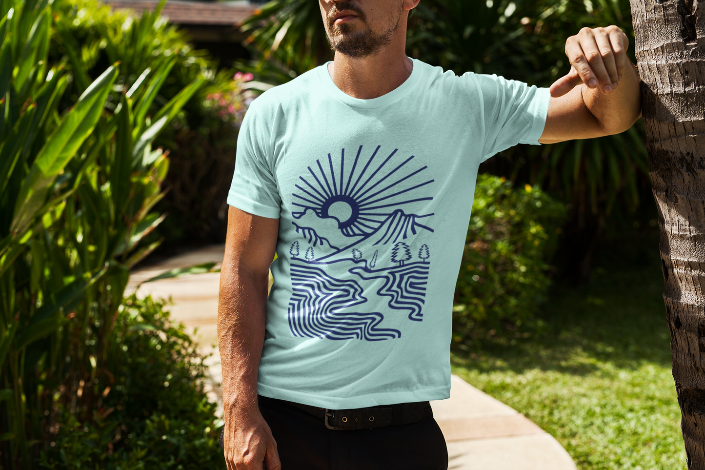 Azure Peaks Men's T-shirt