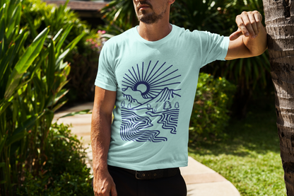 Azure Peaks Men's T-shirt