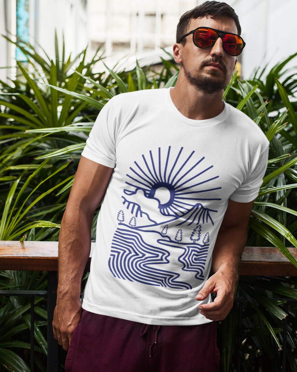 Azure Peaks Men's T-shirt
