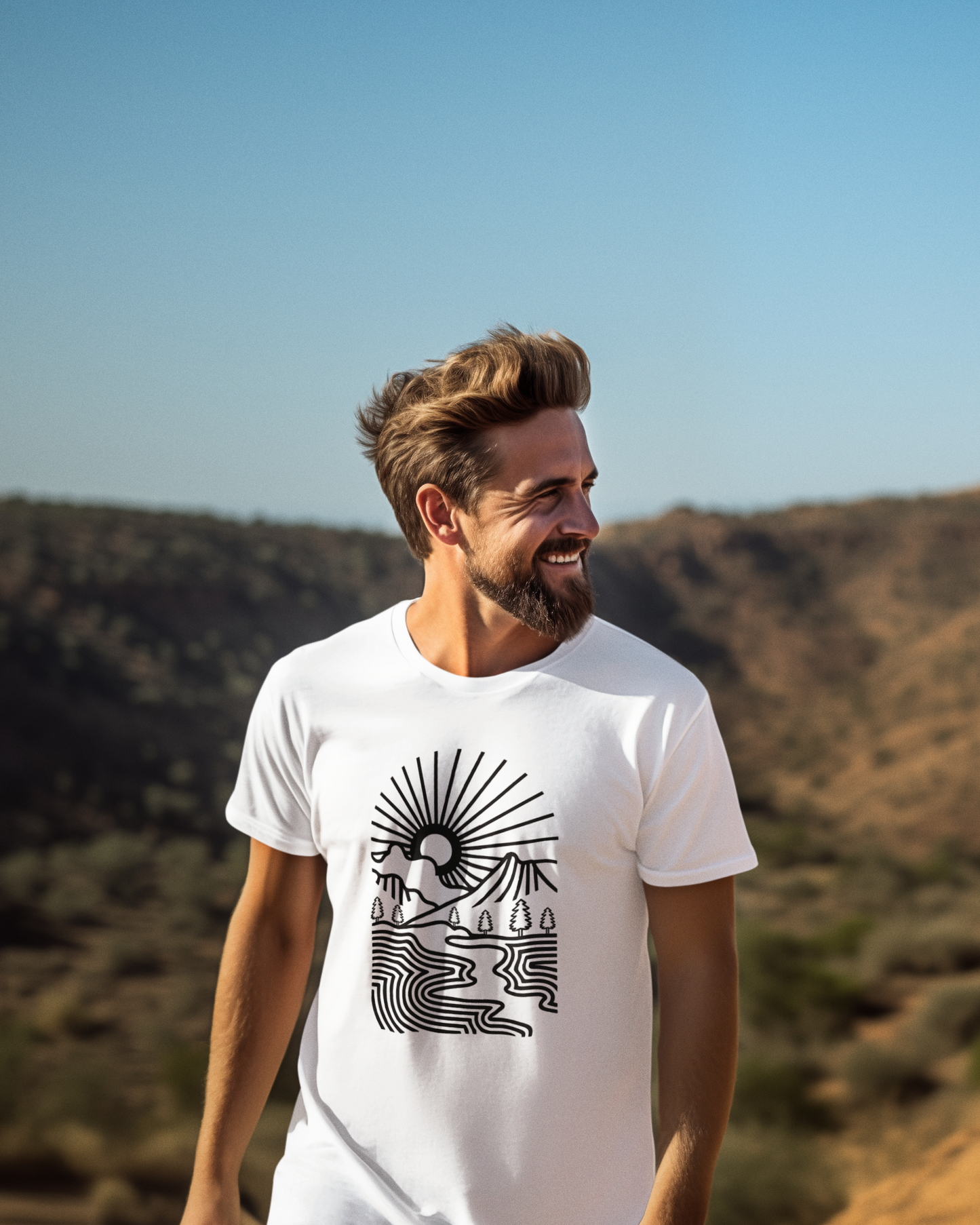 Eclipse Peaks Men's  T-shirt