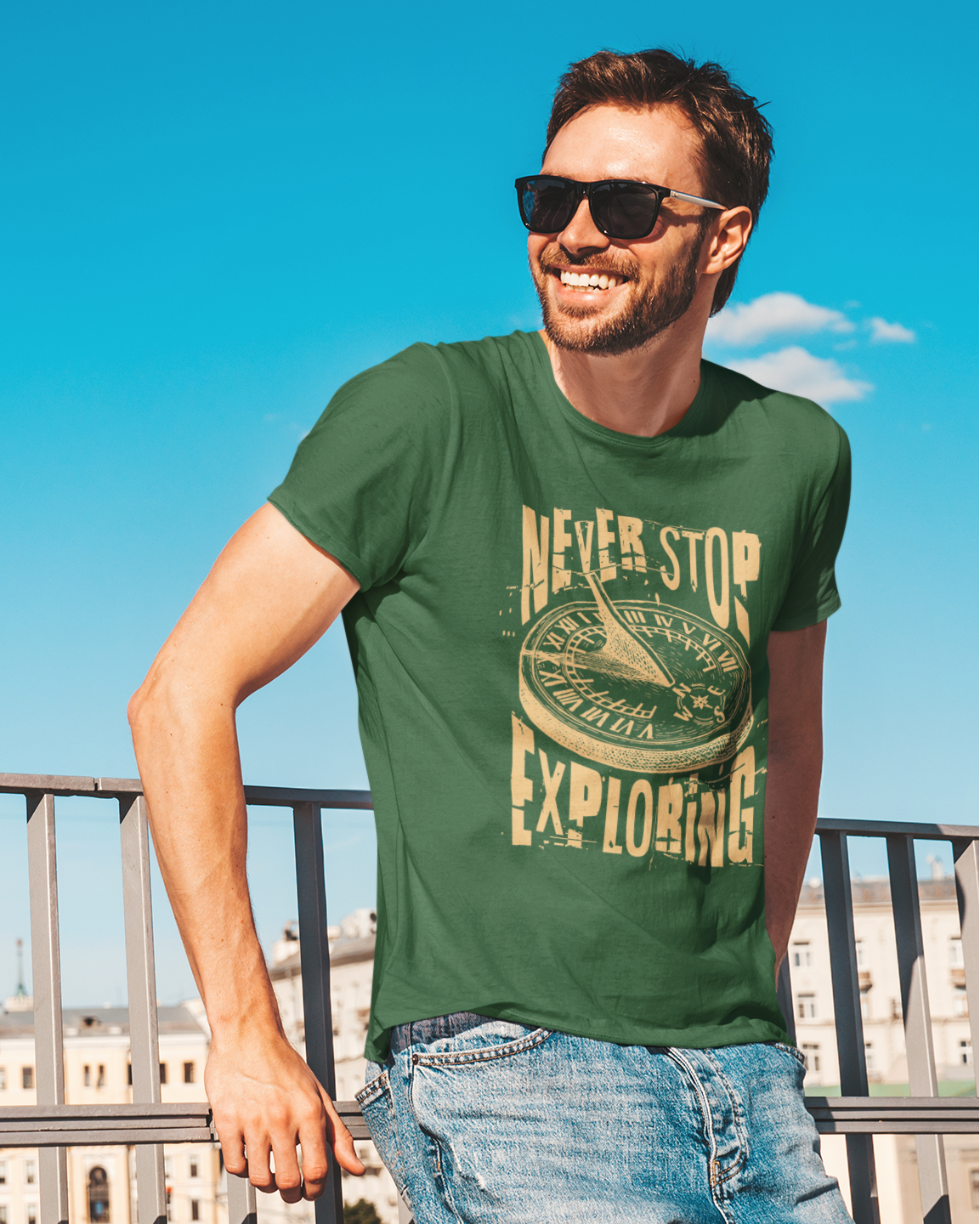 Never Stop Exploring Men's T-shirt