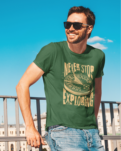 Never Stop Exploring Men's T-shirt