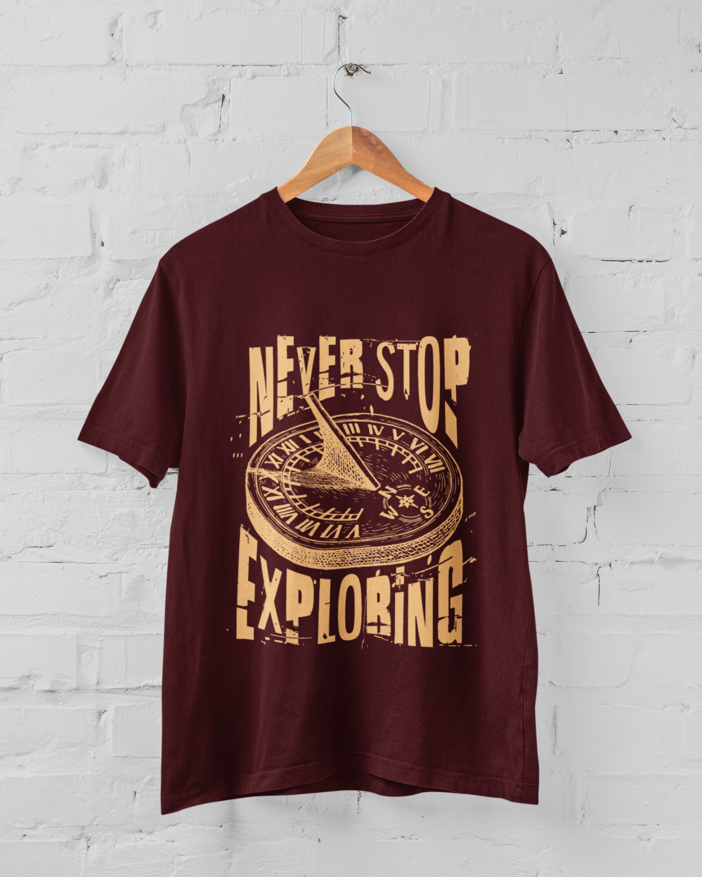Never Stop Exploring Men's T-shirt
