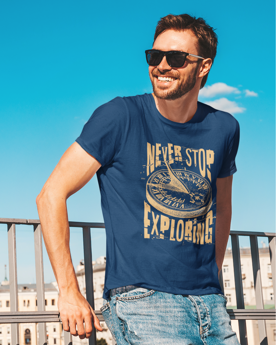 Never Stop Exploring Men's T-shirt