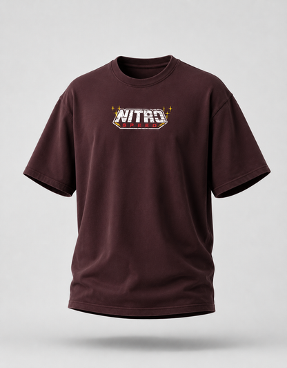 Nitro Speed Driver Oversized Racing Graphic T-Shirt