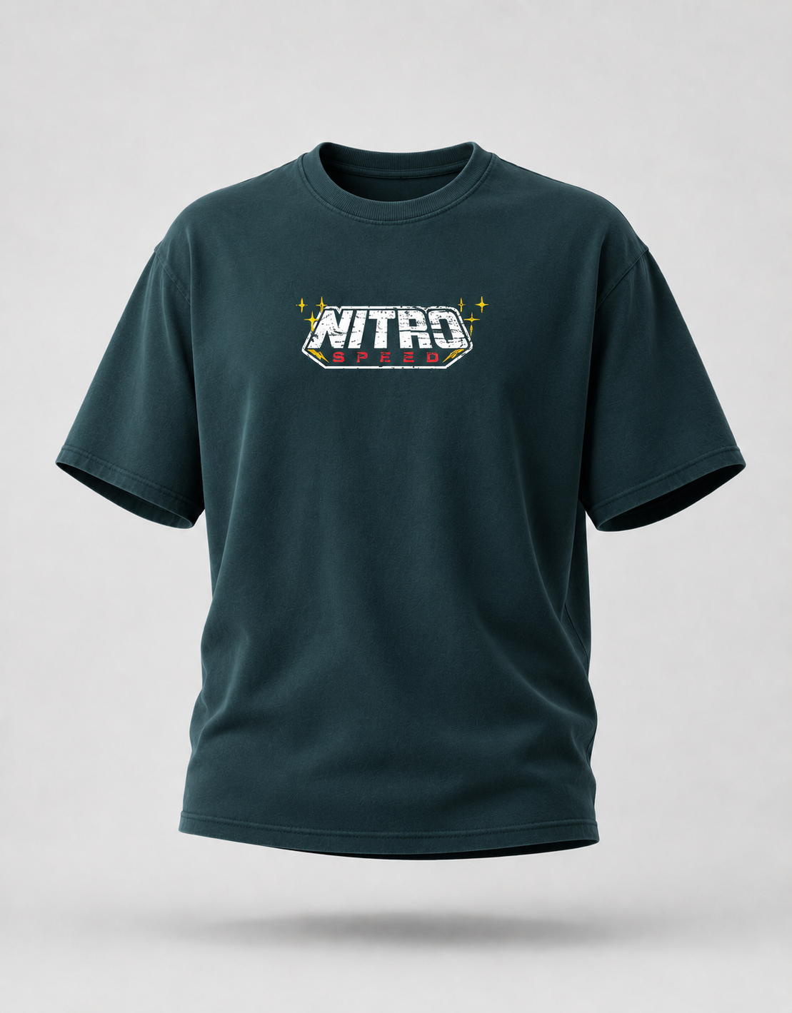 Nitro Speed Driver Oversized Racing Graphic T-Shirt