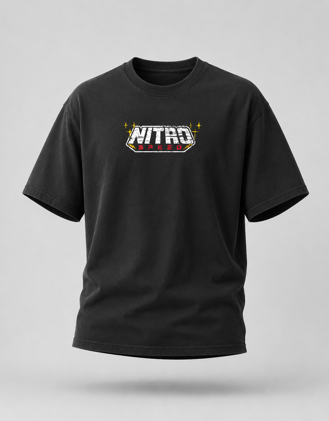 Nitro Speed Driver Oversized Racing Graphic T-Shirt