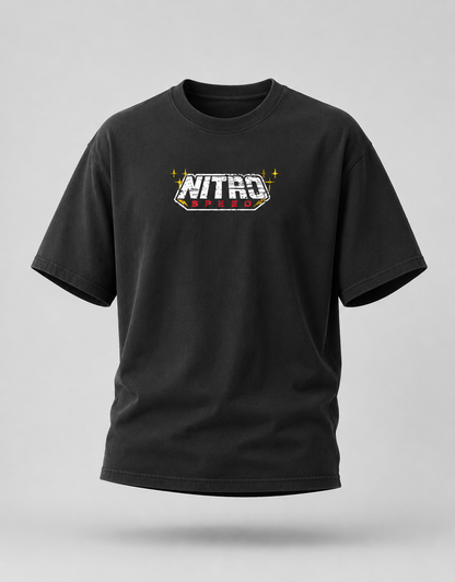 Nitro Speed Driver Oversized Racing Graphic T-Shirt